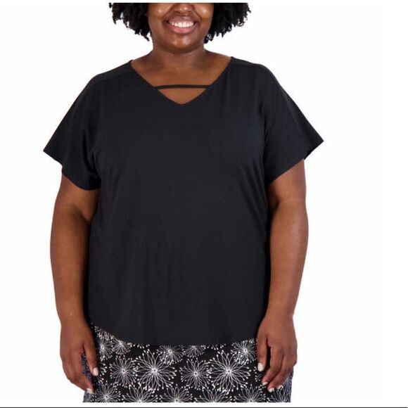 Tranquility by Colorado Clothing Ladies' V-neck Top - Picture 1 of 6